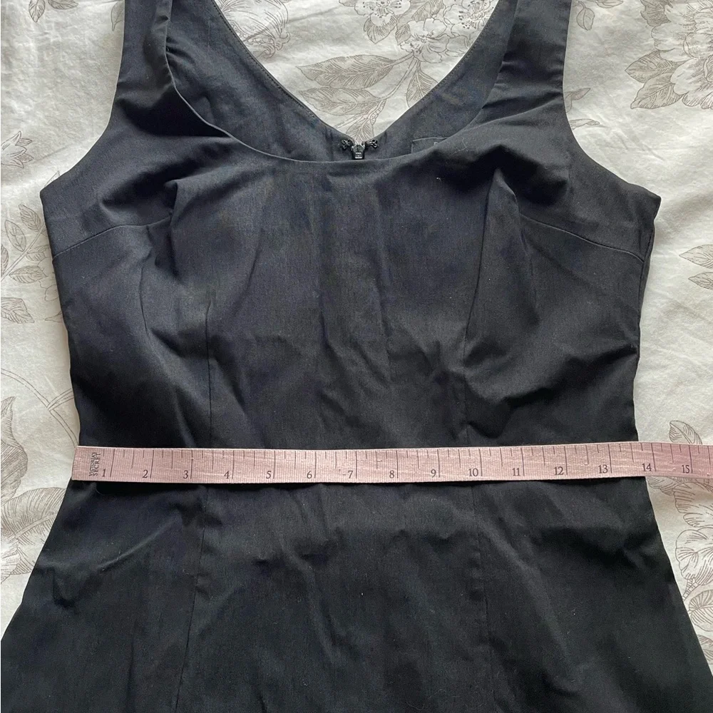 Express Y2K Blue Floral Embroidered Black Sheath Dress 2 Office Corpcore 90s‎